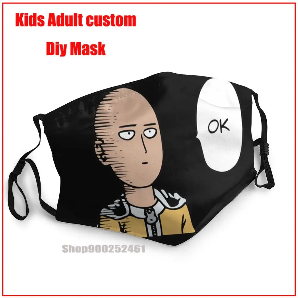 

One Punch 2 DIY маска для лица модная маска для лица моющаяся маска для рта с дизайном Веселая