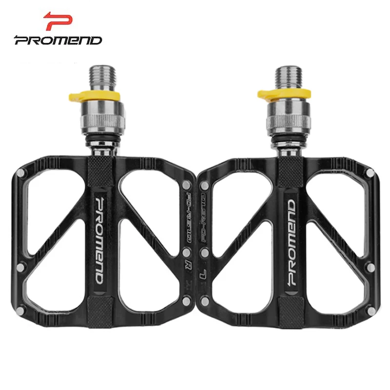 

PROMEND Ultralight Road Bicycle Pedal Aluminum Alloy Quick Release Pedal Anti-slip Bike 3 Bearing Pedals Vtt Bicycle Parts