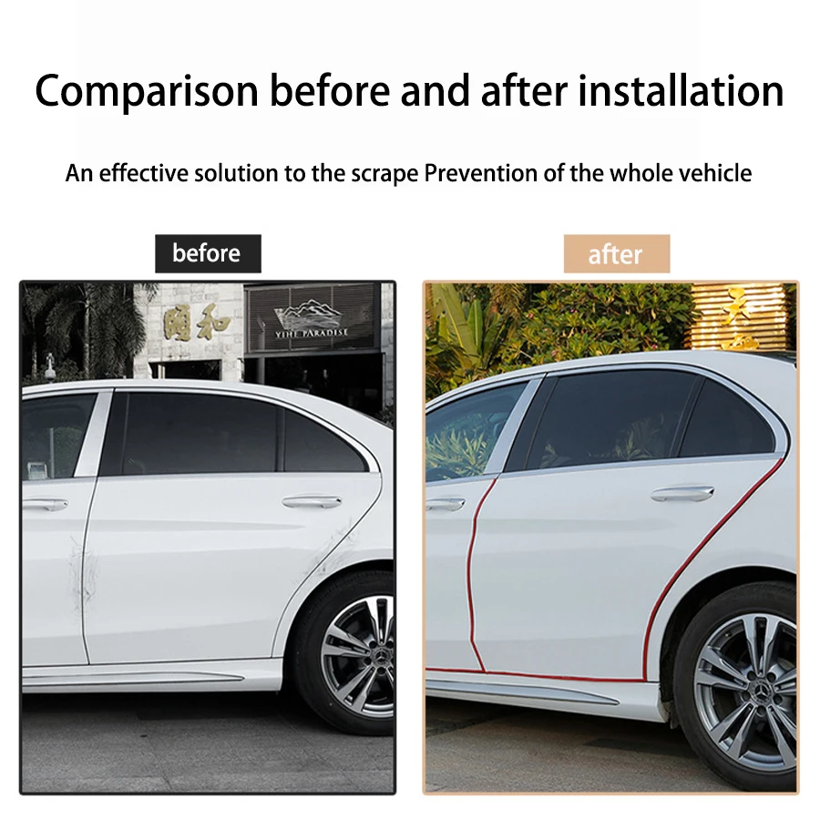 Резиновая уплотнительная лента 3 м для края автомобильной двери Накладка Suzuki Swift