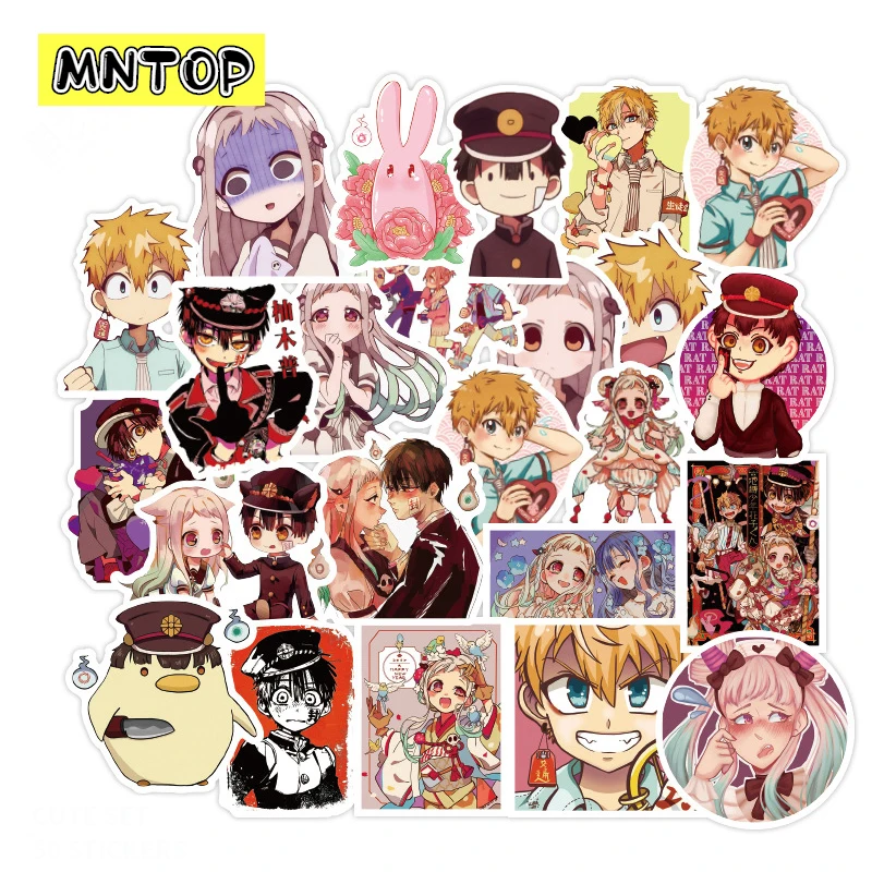 10/30/50pcs/pack Cartoon Anime Toilet-Bound Hanako-kun Stickers For TOY Luggage Skateboard Computer Laptop Scrapbook Motorcycle