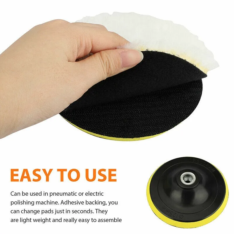 

Polisher Polishing Pad Replacement Replaces Sponge Universal Waxing 5Inch
