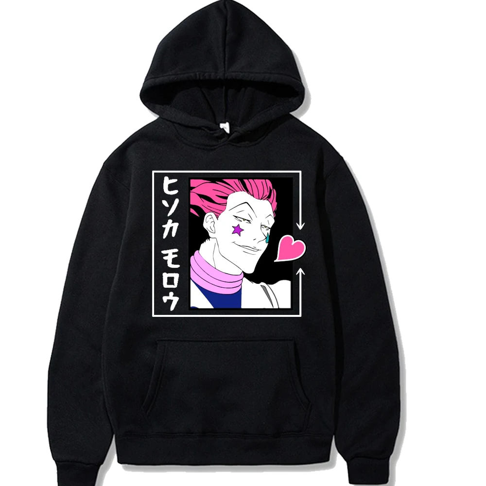 

Janpanese Anime Hunter X Hunter Hoodie Sweatshirts Kurapika GON FREECSS Hoodies Pullovers Tops Plus Size