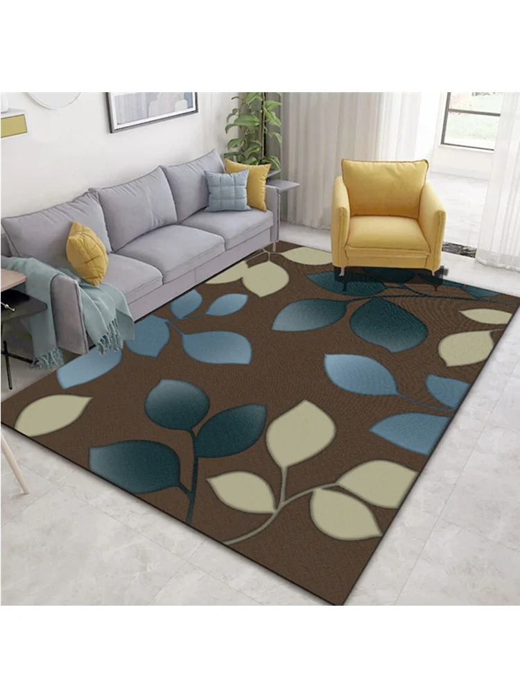 

Modern 3D Print Abstract Living Room Carpet Plant Pattern Print Carpet Sofa Rugs Coffee Table Floor MatVintage Area Rugs