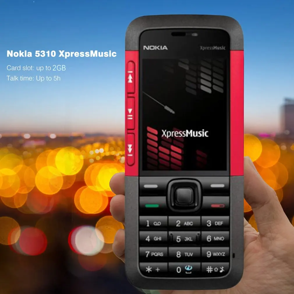 retread machine refurbished original for nokia 5310 xpressmusic unlocked 2 1 inch mobile phone cellphone free global shipping