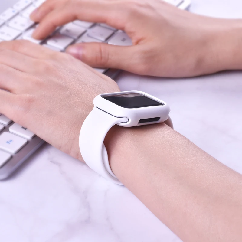 Силиконовый ремешок-петля для Apple Watch 42 мм 38 мм Iwatch 5 4 3 2 1 браслет с магнитной пряжкой