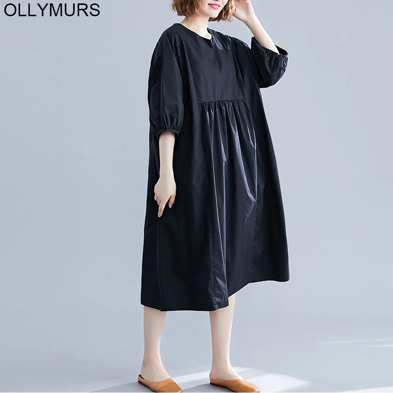 Плюс размер 4XL 5XL 6XL 2019 Новое Женское Платье летнее модное Плиссированное Vestidos