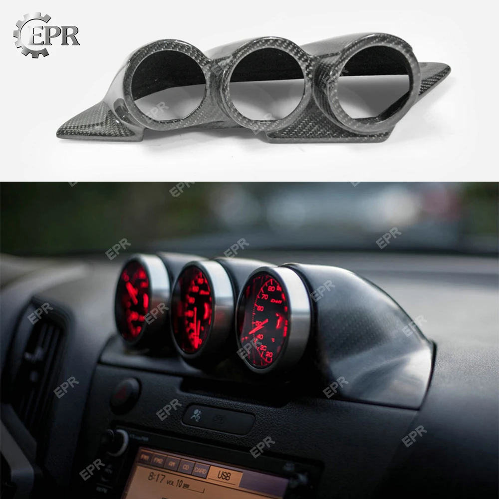 Интерьер из углеродного волокна для Honda CRZ ZF1 2010 2016 JDM СТИЛЬ Dash крепление тройной