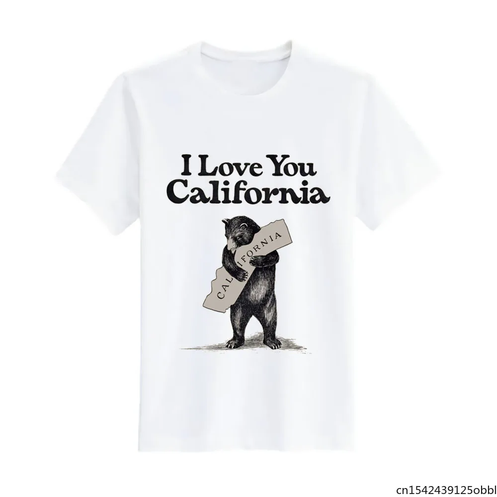 

Retro Kawaii Graphic T Shirt I Love California Heather Prism Harajuku Anime Best Seller Top Mens T-shirt
