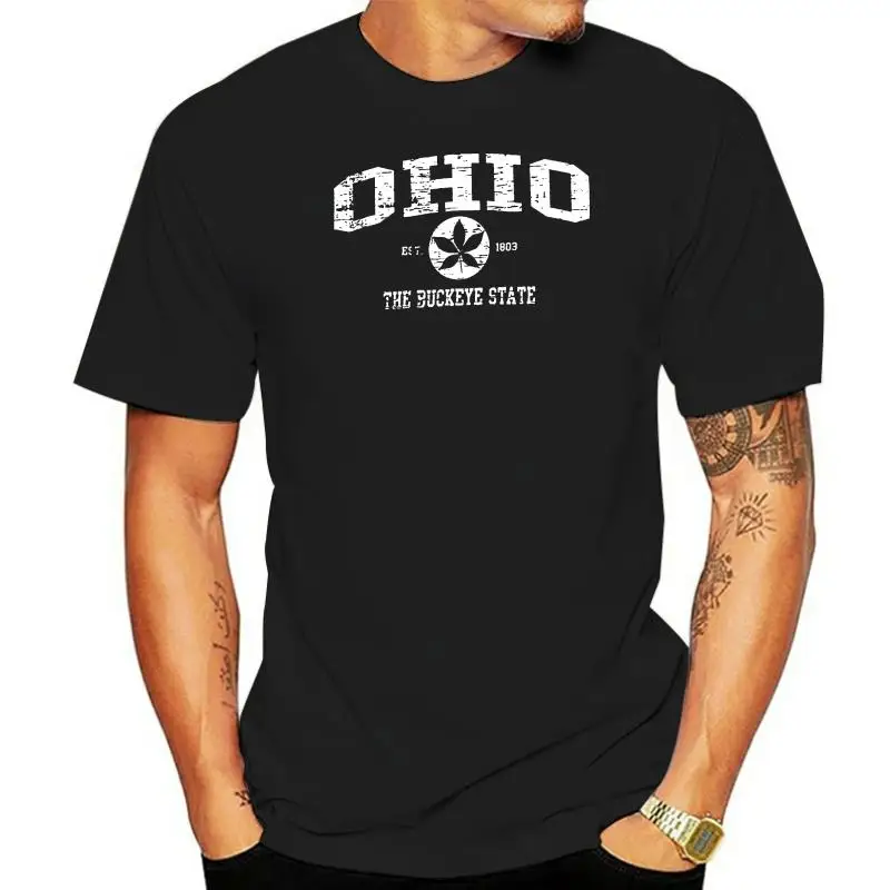 

Vintage Ohio Buckeye State Midwest Souvenir Ladies T Shirt