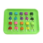 Детская головоломка Монтессори с цветными ключами разблокированная интерактивная игра для родителей и детей игрушка для раннего развития