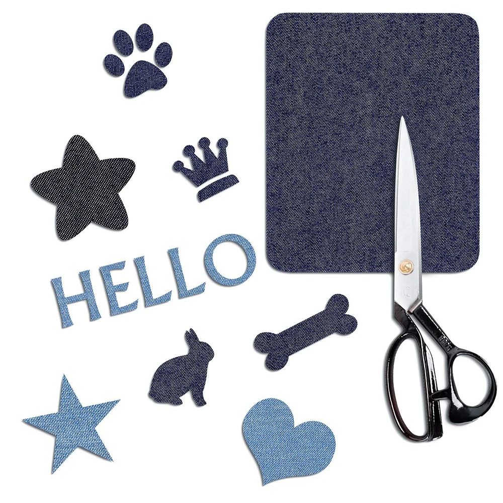 Нашивки для ремонта джинсовой одежды 12 шт. | Дом и сад