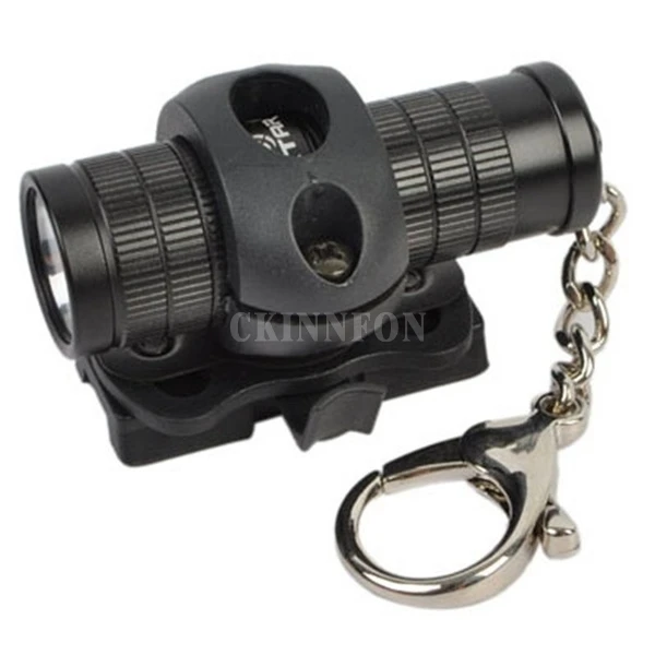 100Pcs/Lot New 21mm Tactical Flashlight Mount Clip For Helmet Rails Single Clamp Adaptor Holder LED | Спорт и развлечения