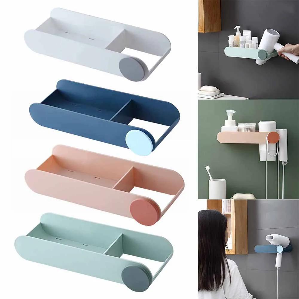 

Фен для волос сушилка для волос Бесплатная перфорация настенный стеллаж для хранения туалет Ванная комната Водонепроницаемый крепления ве...