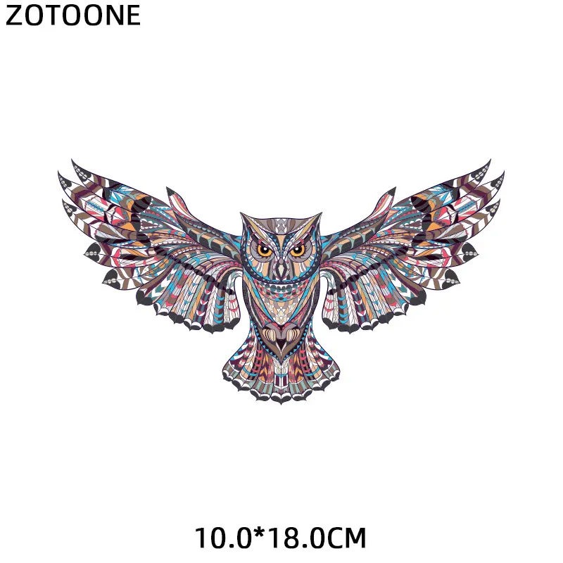 ZT0934 ZOTOONE мультфильм животных набор патчей железа на передачи Единорог панда кошка нашивки с совой для детской одежды Аппликации, наклейки на одежду - Цвет: ZT0934
