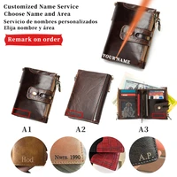 anti lost multi card slot men wallets gps record usb designer genuine leather thin retro casual purses bluetooth