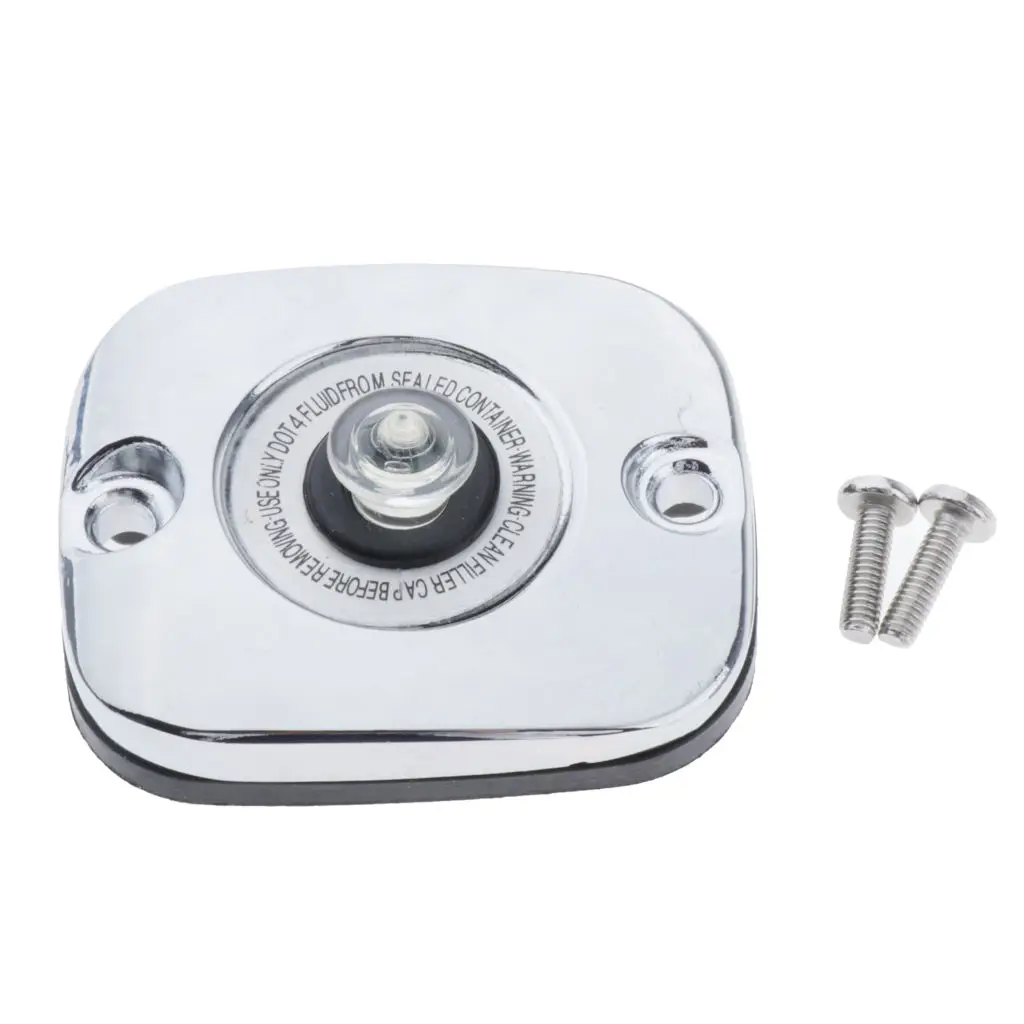 

Aluminum Motorcycle Front Brake Master Cylinder Cover for Harley-Touring 96-07 (Chrome)