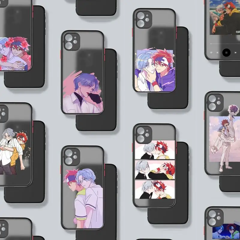 

SK8 the infinity cartoon Phone Case For iphone 12 11 8 7 plus mini x xs xr pro max matte transparent cover