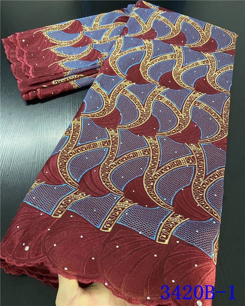 NIAI швейцарская кружевная ткань 2020 последняя вышивка африканская нигерийская