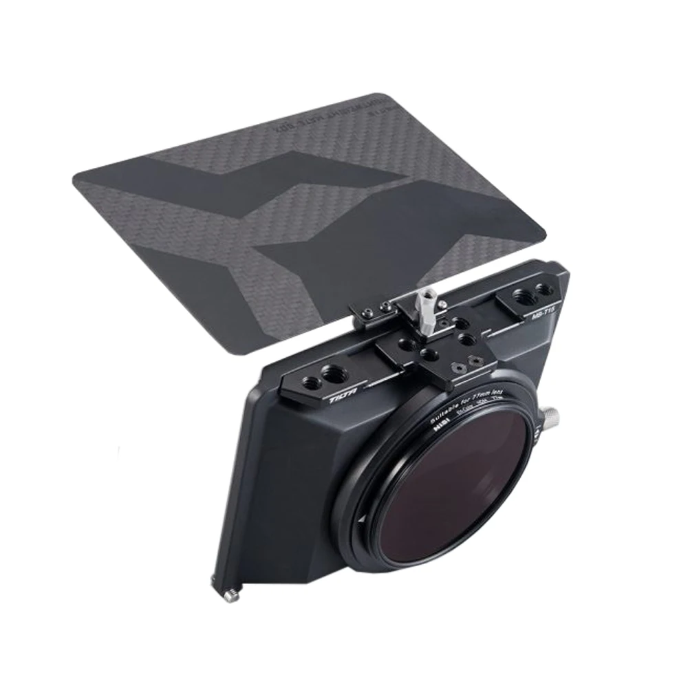 

Tilta MB-T15 4*5.65 Mini Matte Box Carbon Fiber for DSLR Mirrorless Style Cameras Tilta Lens Hood Accessories BMPCC 4K 6K Cage