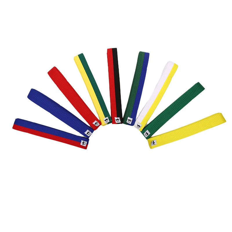 Полиэстер + EVA случайным образом каратэ дзюдо боевой пояс для тхэквондо черный