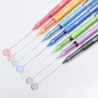 Mohamm 1 шт. 0,5 мм гелевая ручка конфетного цвета игольчатый Тип трубки офисные школьные принадлежности для студентов