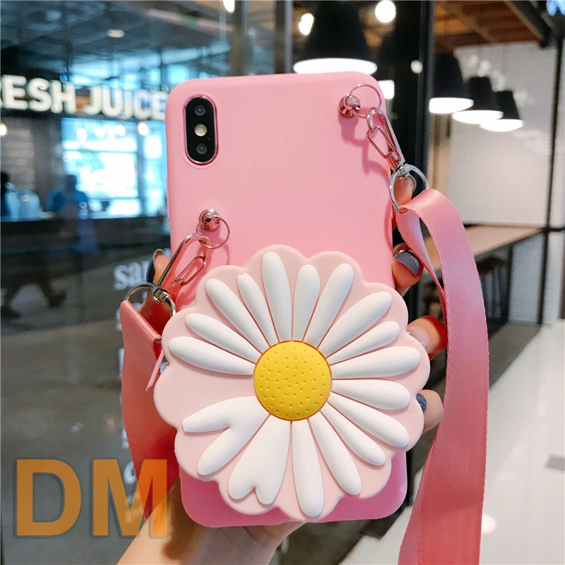 Чехол-кошелек для iPhone 13 Pro MAX 12 Mini X XR XS 7 8 6 Plus с ремешком | Мобильные телефоны и