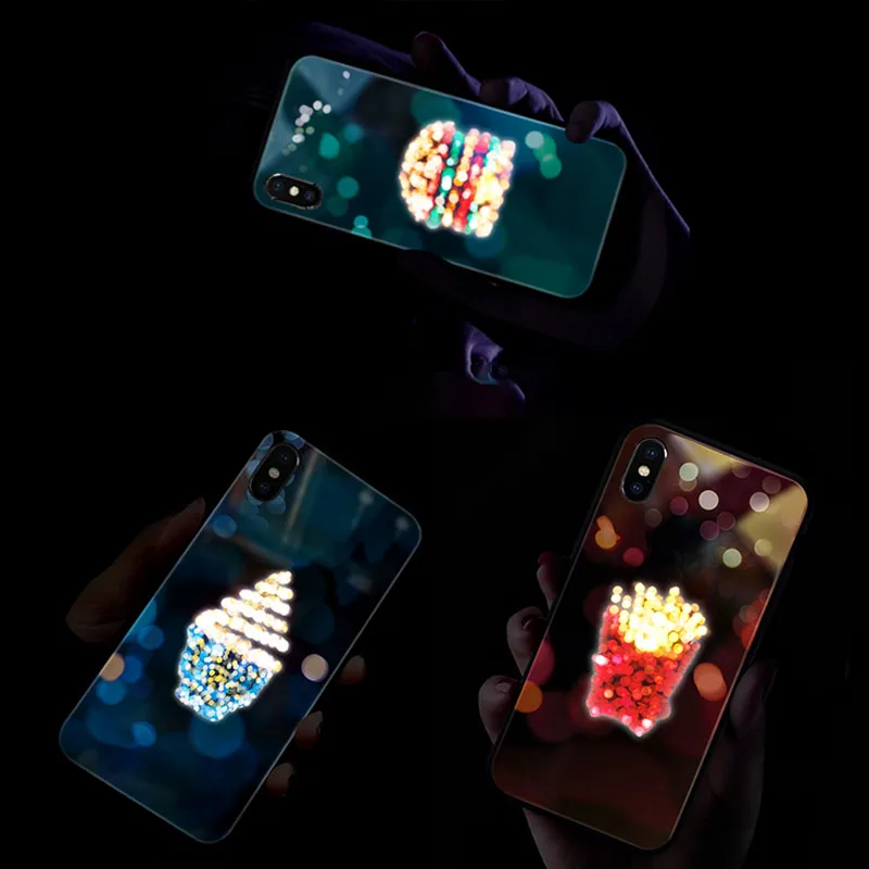 Умный светящийся чехол для телефона X-it со светодиодной подсветкой Apple iPhone X XS XR MAX 6