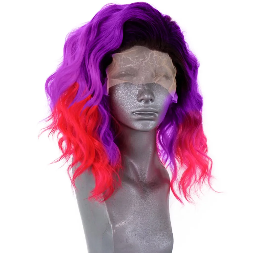 Парики QUINLUX из платиновых светлых волос короткие волосы с волнистыми