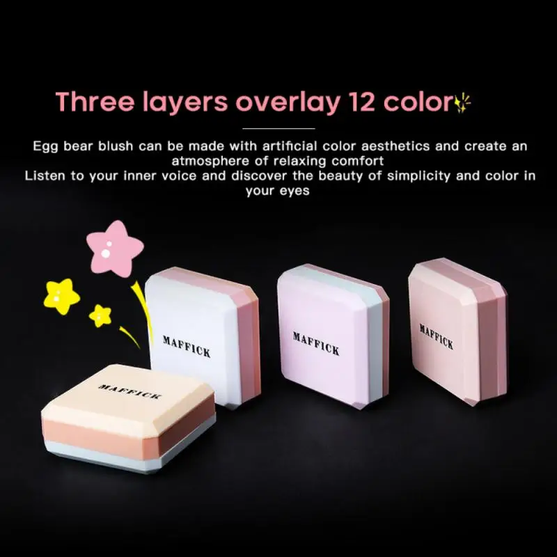 Maffei яйцо медведя матовая Румяна многофункциональная Тени для век палитра контур