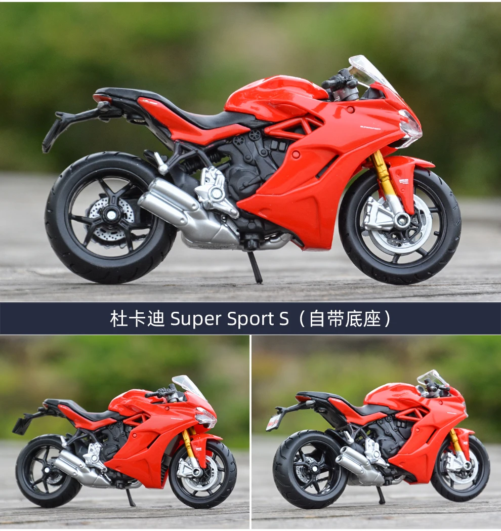 Maisto 1:18 Ducati Diavel Carbon 1199Panigale 1098S 748 848 Hypermotard Monster Supersport S литая под давлением модель мотоцикла из сплава игрушка