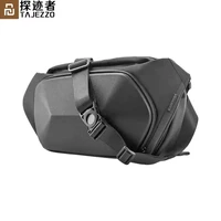 xiaomi tajezzo polyhedron crossbody bag backpack for men anti theft shoulder messenger bags male waterproof short trip chest bag