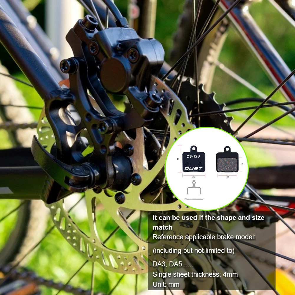 

Bike Disc Brake Pads Set Black Wear-Resistent 03S/06S/07S/12S/20S Bicycle Brake Pad Bicycle Accessory