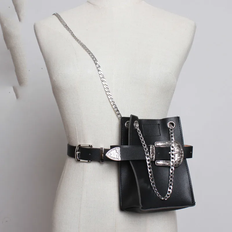 Ремень LANMREM/ремень с принтом в виде змеи контраста цепочкой ведром 2020 новая мини