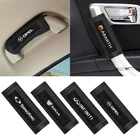 1 шт. хлопковая Крышка для ручки автомобильной дверной панели, внутренняя Накладка для Skodas Octavia 2 3 A7 Rapid Kodiaq Fabia Superb Kamiq