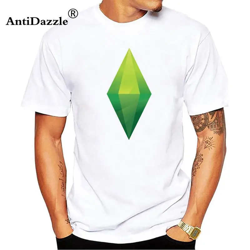 Antidazzle The Sims футболка мужская с круглым вырезом летняя хип-хоп хлопковая одежда