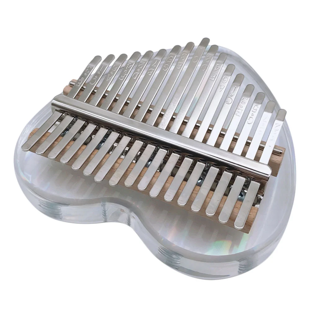 

1 Set Beginner Kalimba Thumb Piano Mini Acrylic Finger Kalimba Piano Gift Set