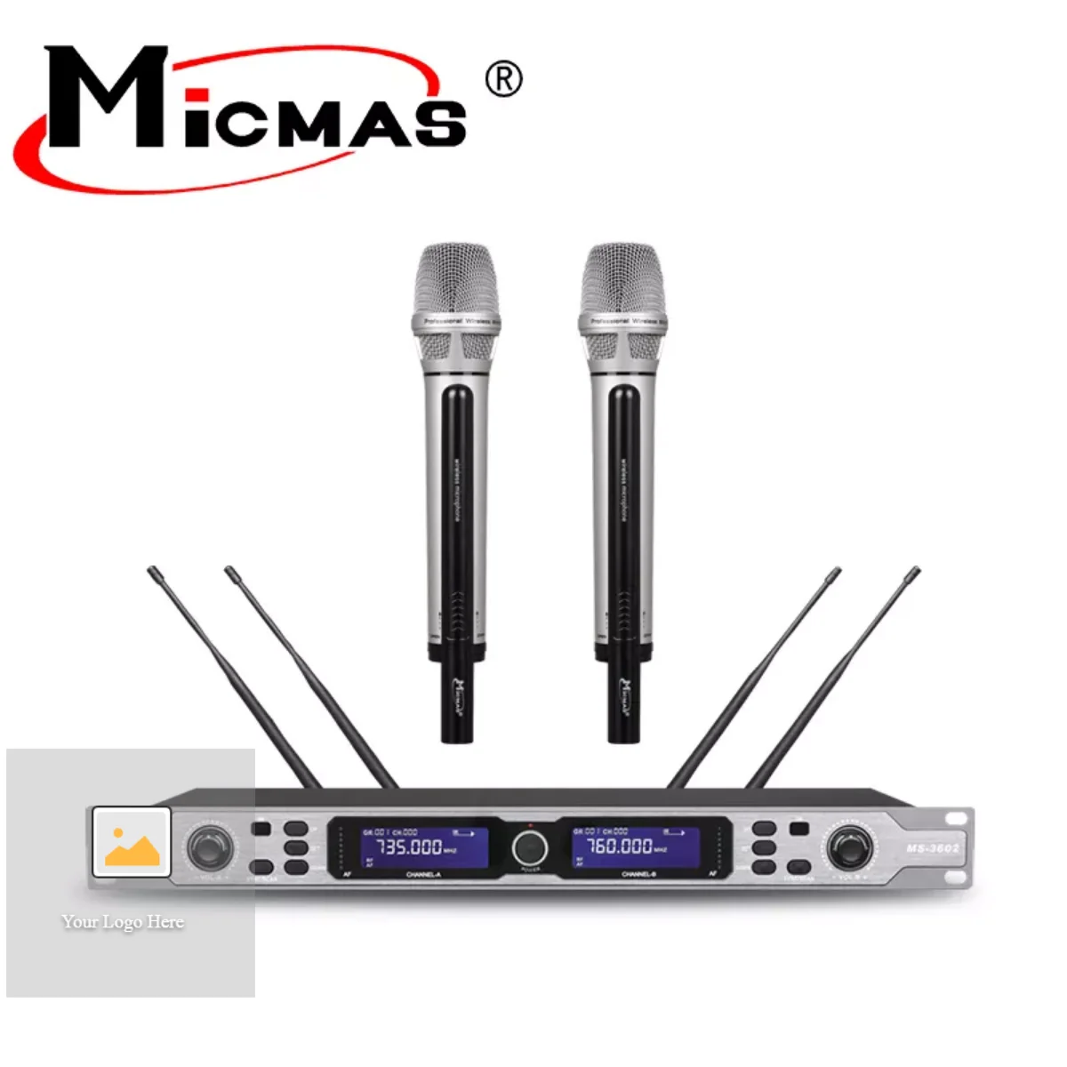 

MS-3602 UHF True Diversity Professional Karaoke Wireless Microphone Series for Outdoor Performance
