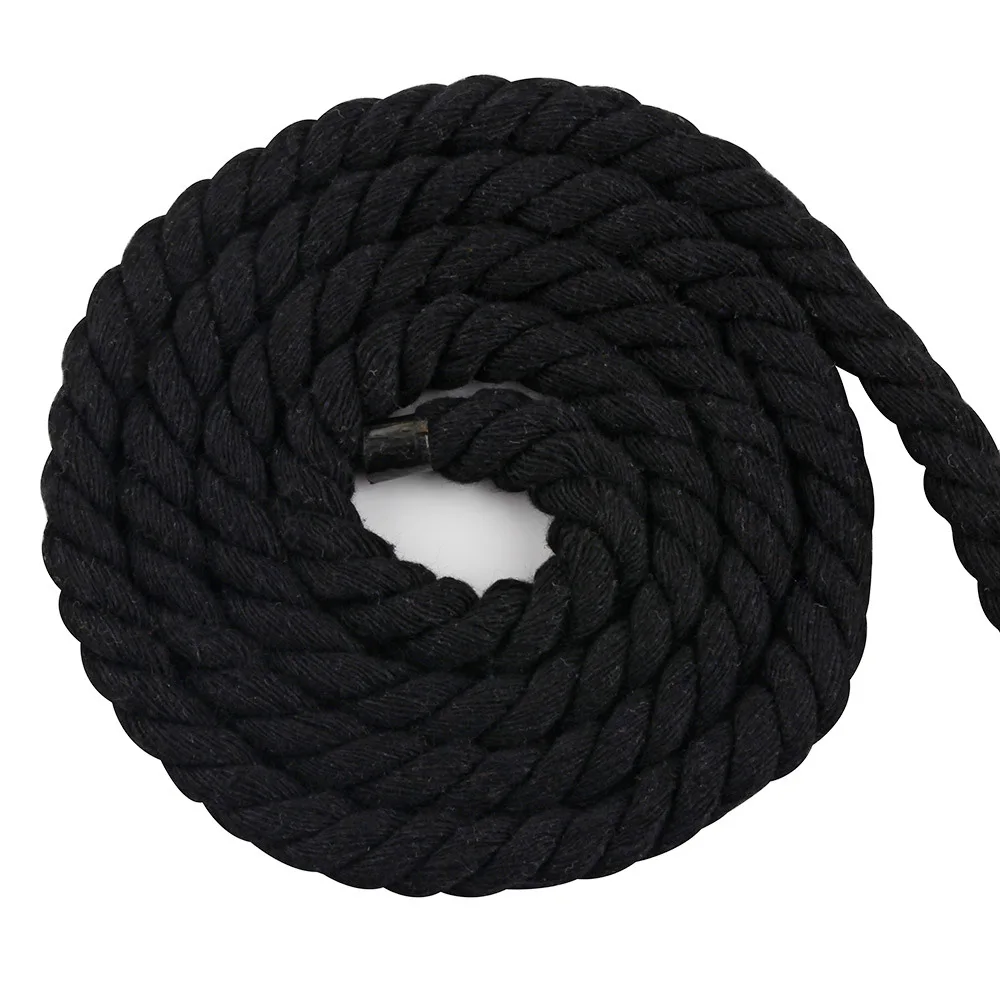 

5/10M 6MM/8MM/10MM/12MM 3 Shares Twisted 100% Cotton Cords Twisted Cotton Rope for Bag Home Decor DIY Home Textile Accessories
