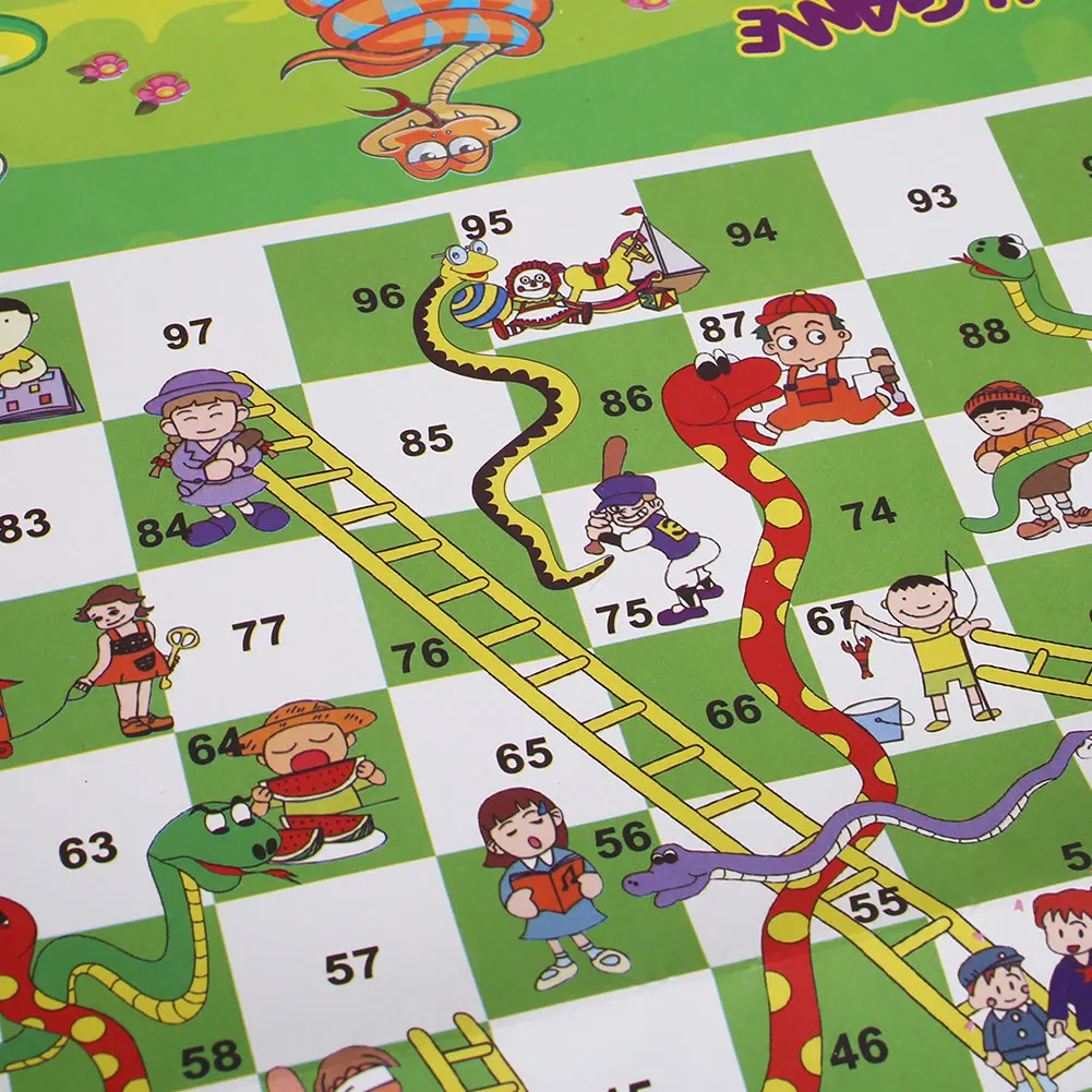 Шахматы Людо складной Snake Chess детей портативный игра-головоломка дошкольного