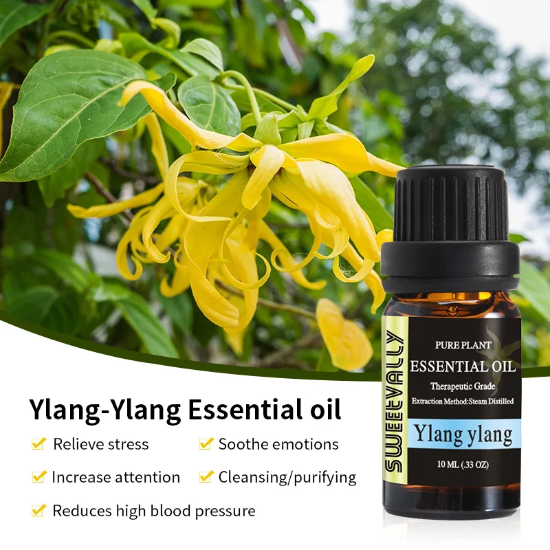 Ylang 10 мл водорастворимое фруктовое эфирное масло с цветами для ароматерапии