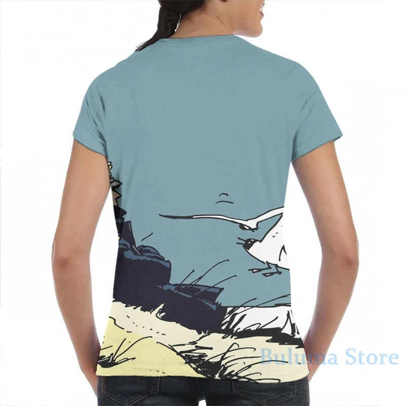 Corto Maltese at the seaside men T-Shirt women all over print fashion girl t shirt boy tops tees Short Sleeve tshirts | Мужская одежда