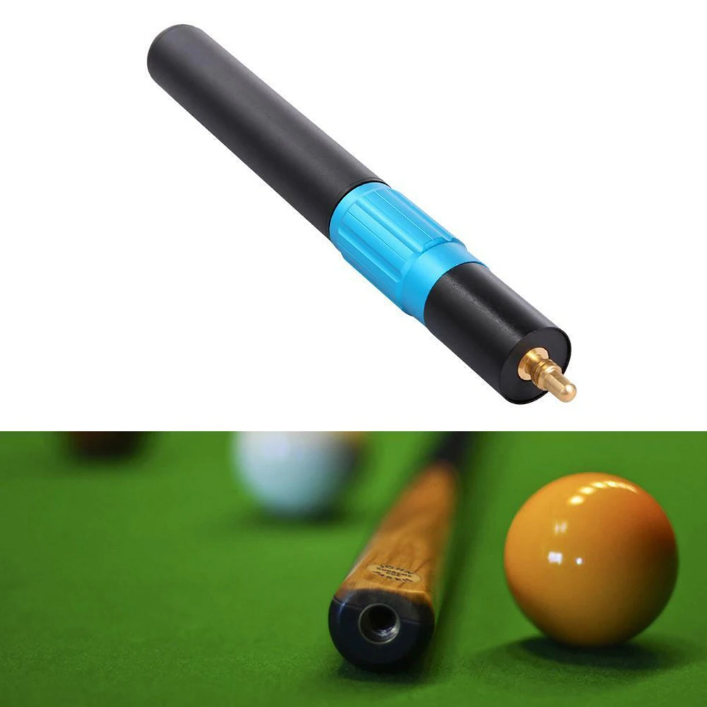 

Aluminum Billiard Telescopic Adjustable Pool Cue Extender Lengthen Snooker Extension Pole Replacement Round Attachment Stretchy