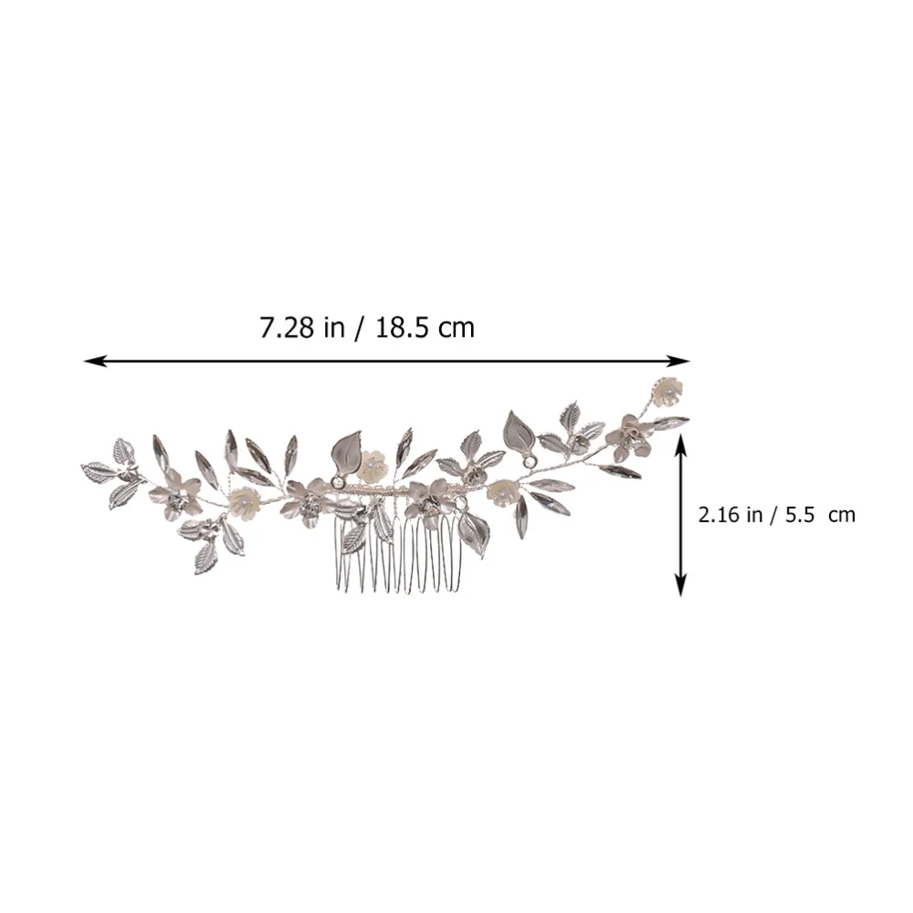 

Delicate Rhinestone Hair Comb Headdress Bride Wedding Hair Accessory