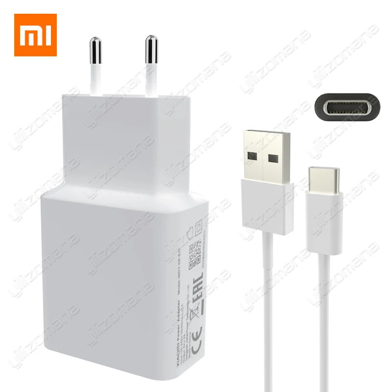 Xiaomi оригинальное зарядное устройство 5 В/2 а EU Type-C Micro USB кабель для передачи данных адаптер для зарядки для MI5 max 3S Redmi Note 3 4 pro 4X5 5S - Тип штекера: Charger Type-C Cable