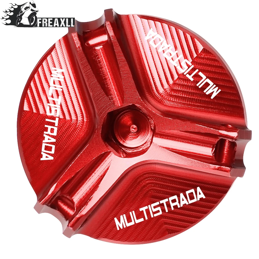 Red M20* 2,5 ЧПУ Машинное масло наполнитель заглушка разъема для поездок на мотоцикле Ducati Multistrada 1200/1260/1200 S/1200GT/950/1100 масляный колпачок для залива масла Кепки - Цвет: Red