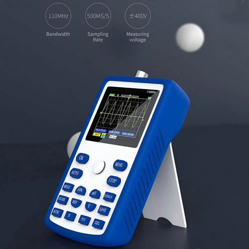 

80% 2021 горячая Распродажа FNIRSI 1C15 + профессиональный цифровой осциллограф 500 мм/с 110 м аналоговая полоса пропускания