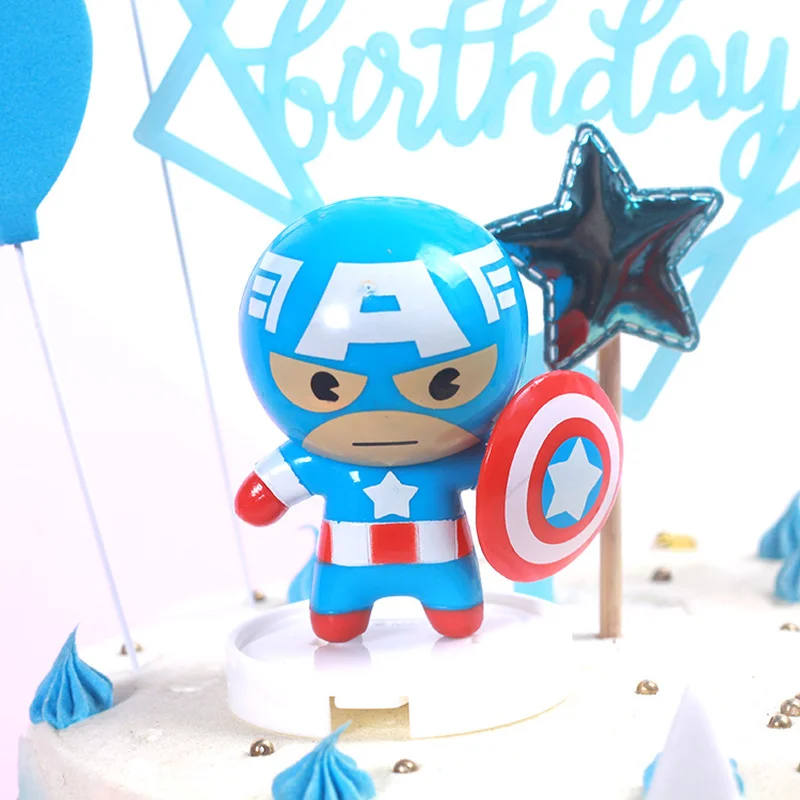 Украшение на день рождения Disney игрушки-Супергерои Marvel Халк капитан Железный