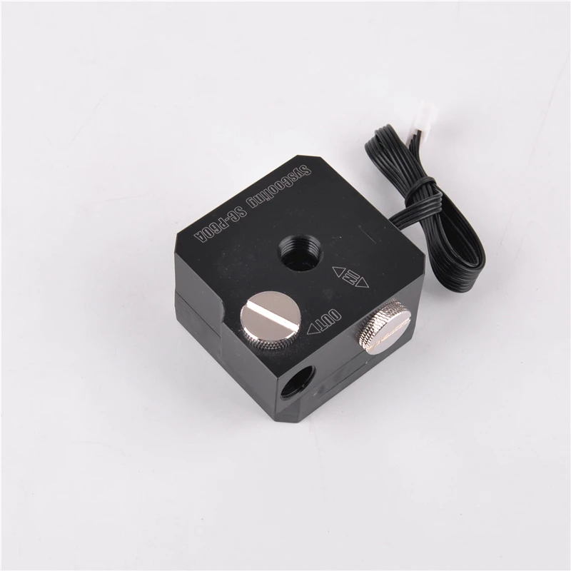 Syscooling 450л/ч бесщеточный DC 12 В 25дб MCU SC-P60A акриловый водяной насос с светодиодный для системы охлаждения ПК
