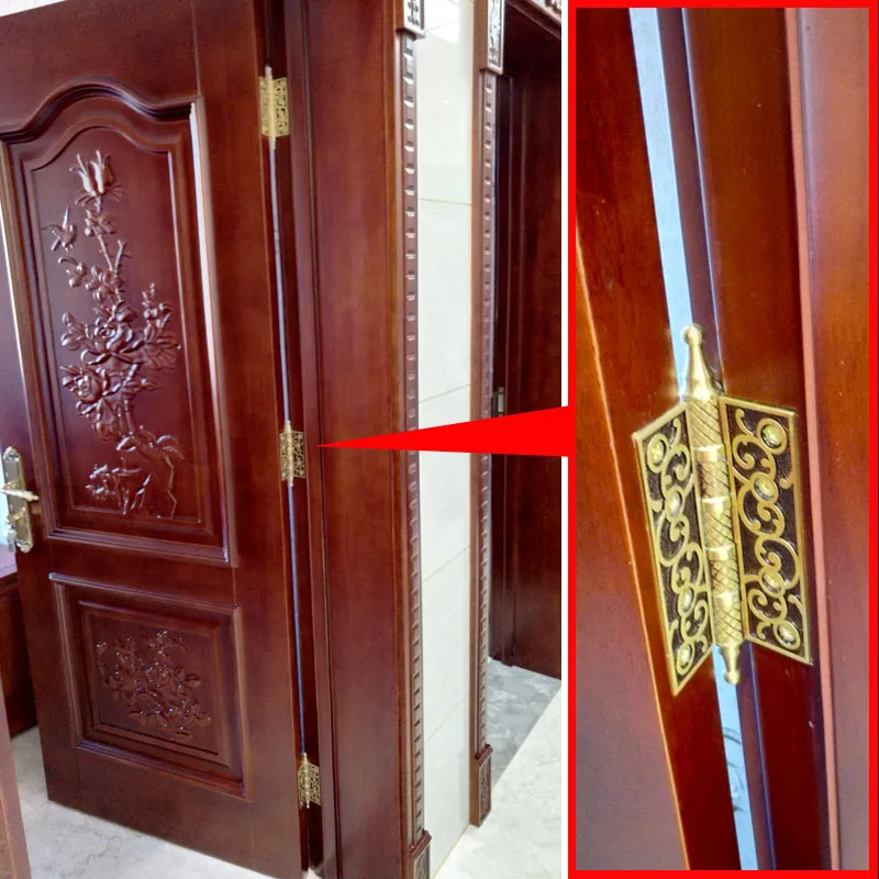 8-дюймовый латунный шарнир для домашней двери из твердой древесины универсальный