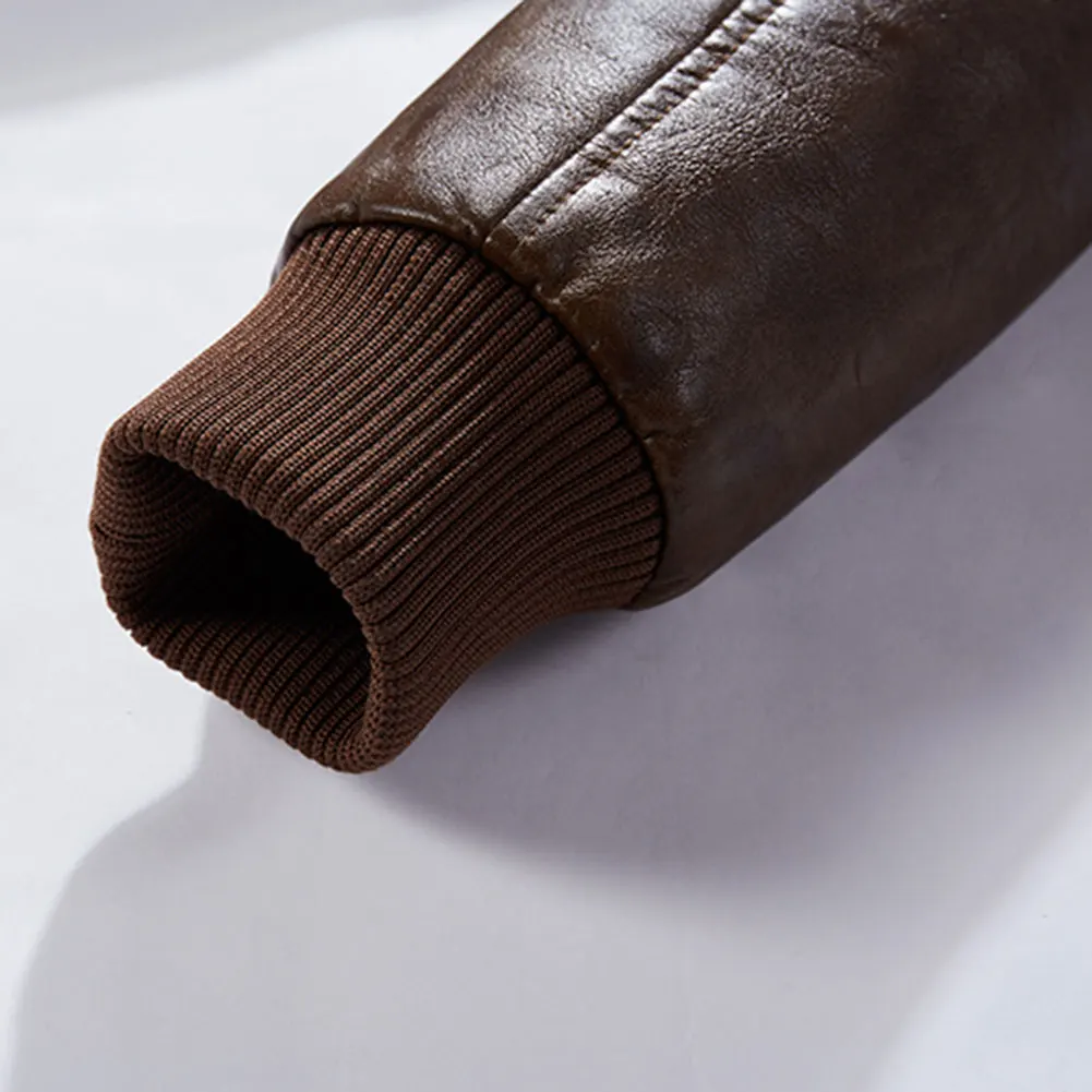 Новая мужская верхняя одежда из искусственной кожи с капюшоном мотоциклетное